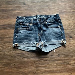American eagle denim jean shorts